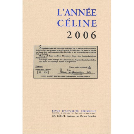 L’Année Céline 2006