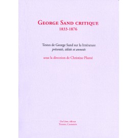 Sand, George – Sand critique, 1833-1876