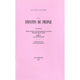 Vallès, Jules – Les Enfants du Peuple