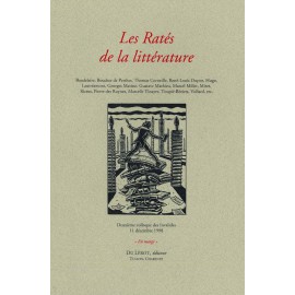 [Colloques des Invalides] 1998 – Les ratés de la littérature