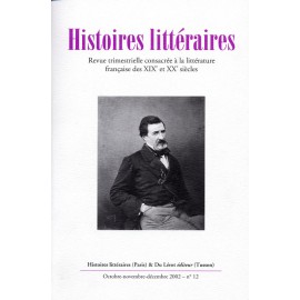 Histoires littéraires 2002 – n° 12