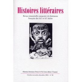 Histoires littéraires 2004 – n° 20