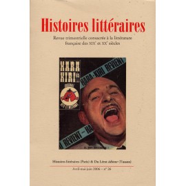 Histoires littéraires 2006 – n° 26