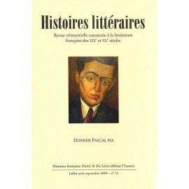 Histoires littéraires 2008 - n° 35