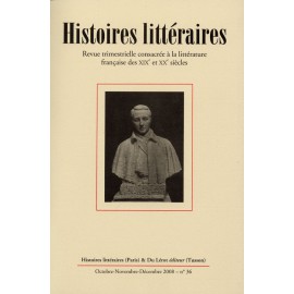 Histoires littéraires 2008 - n° 36