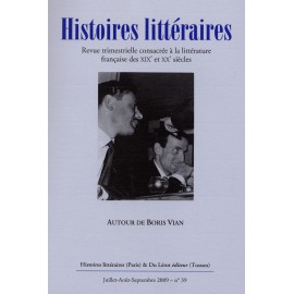 Histoires littéraires 2009 - n° 39