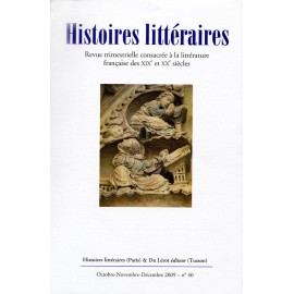 Histoires littéraires 2009 - n° 40