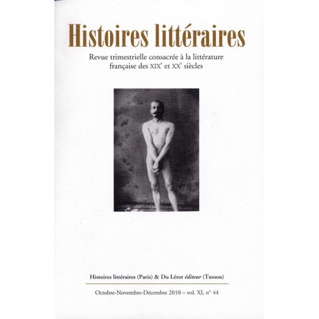 Histoires littéraires 2010 - n° 44