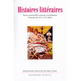 Histoires littéraires 2011 - n° 45