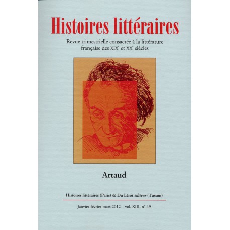 Histoires littéraires 2012 - n° 49