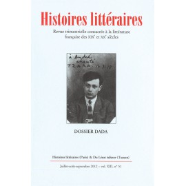 Histoires littéraires 2012 - n° 51