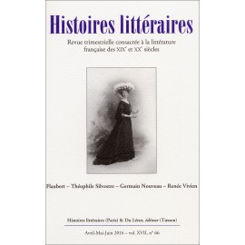 HISTOIRES LITTERAIRES - Numéro 66