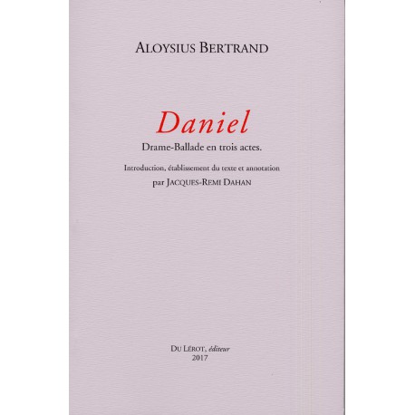 BERTRAND, Aloysius - Daniel