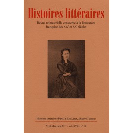 HISTOIRES LITTERAIRES 70