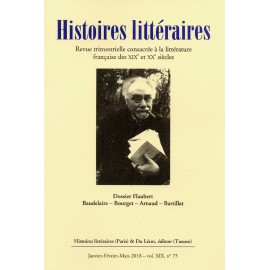 HISTOIRES LITTERAIRES N°72