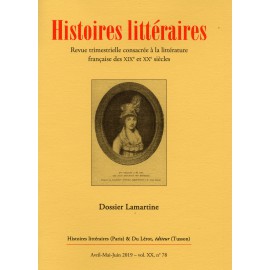 HISTOIRES LITTERAIRES - 2019 - Numéro 78