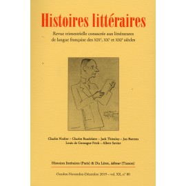 HISTOIRES LITTERAIRES NUMERO 80