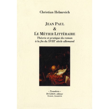 Helmreich, Christian – Jean Paulet le métier littéraire