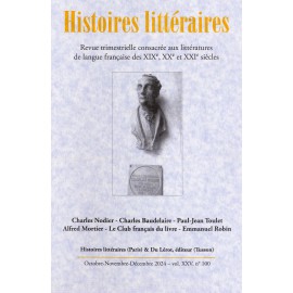 HISTOIRES LITTERAIRES 2024 - Numéro 100