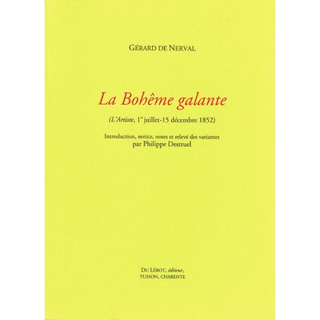 Nerval, Gérard de – La Bohême galante