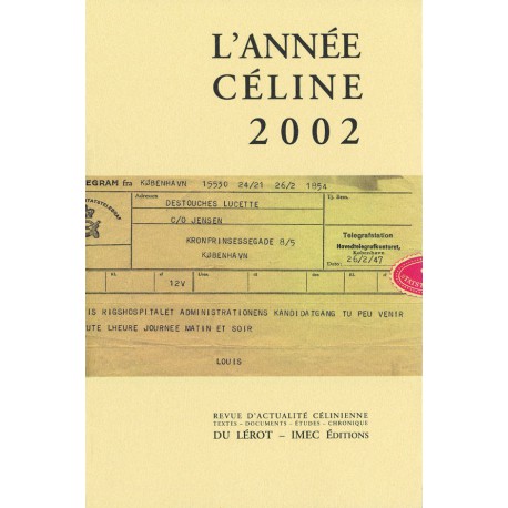 L’Année Céline 2002